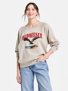 Budweiser Eagle Graphic Sweatshirt – Women’s Plus Size 3X NWT